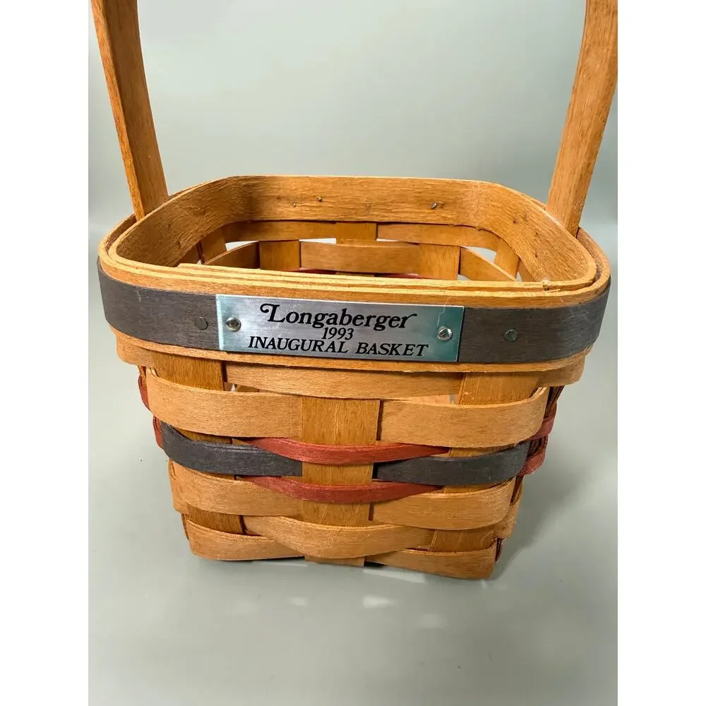 Vintage Collectable Longaberger 1993 bill Clinton inaugural basket